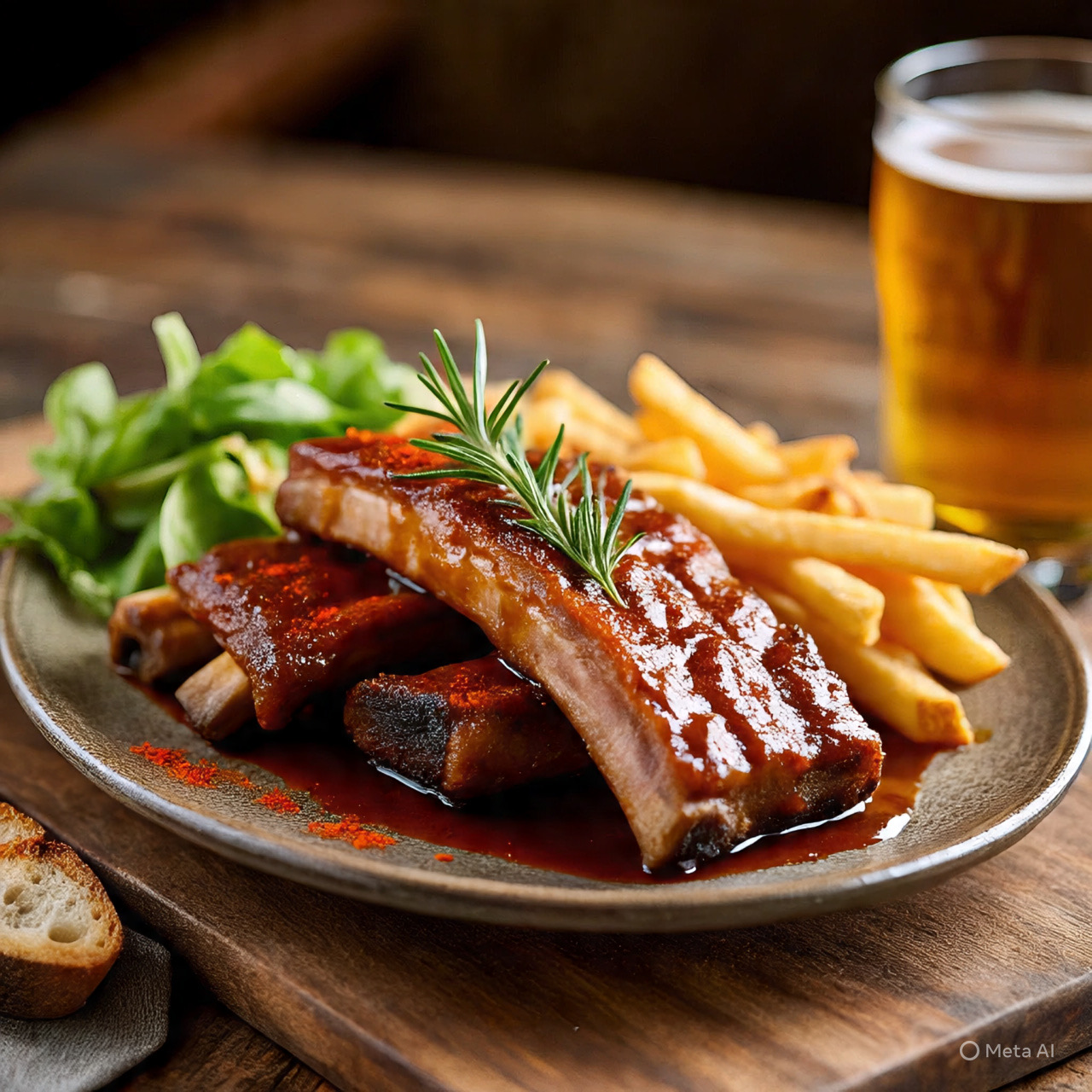 COSTILLAS BBQ